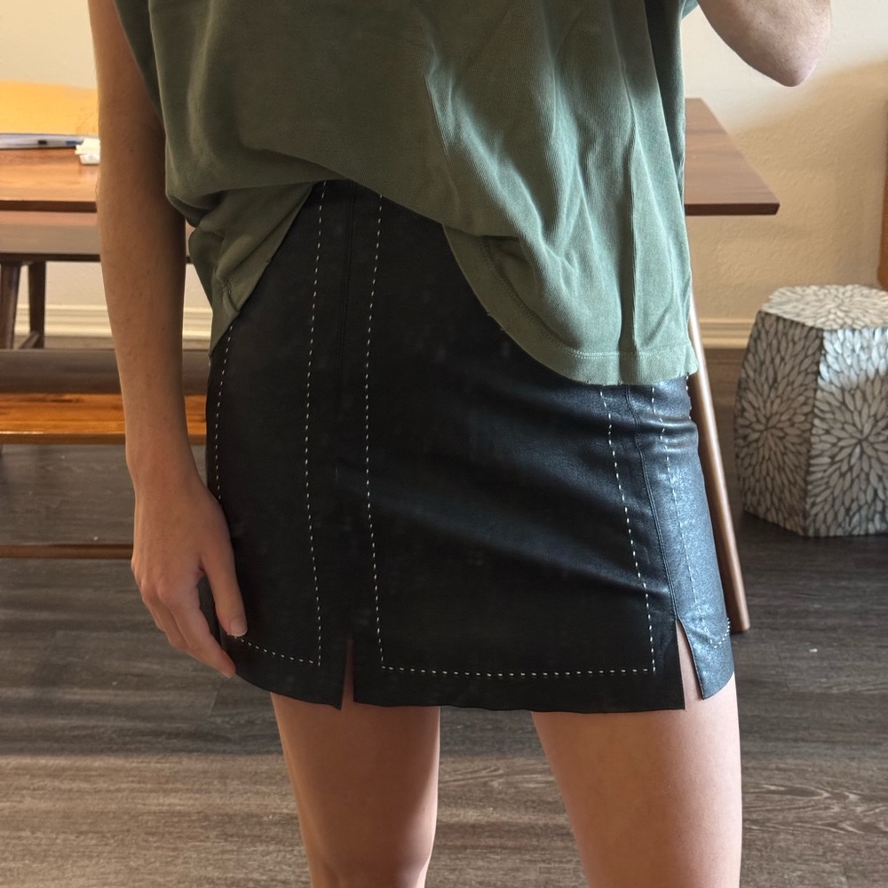 Altar'd State Black Mini Skirt